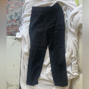 Black carrot dress pants